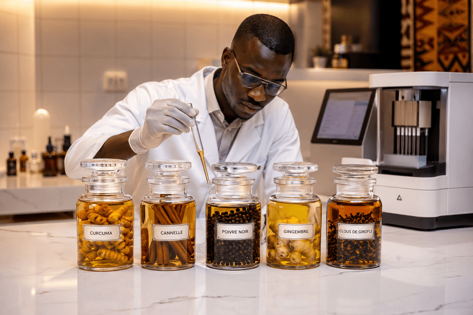 Epices et cosmétique en Afrique
